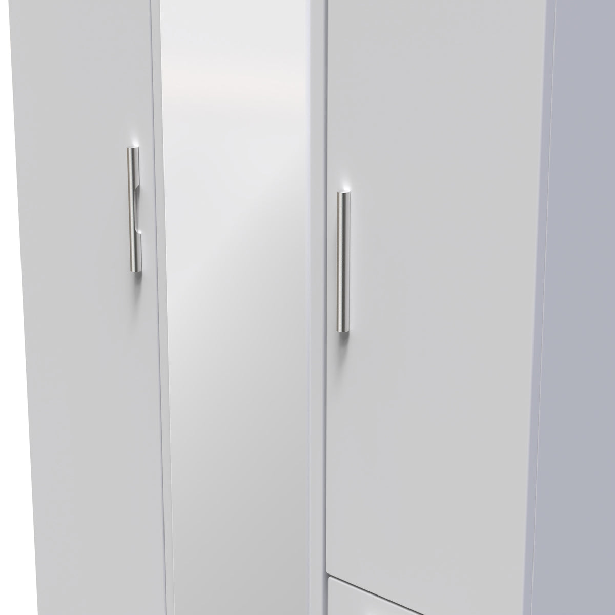 Knightsbridge Triple Mirror + Drawer Wardrobe