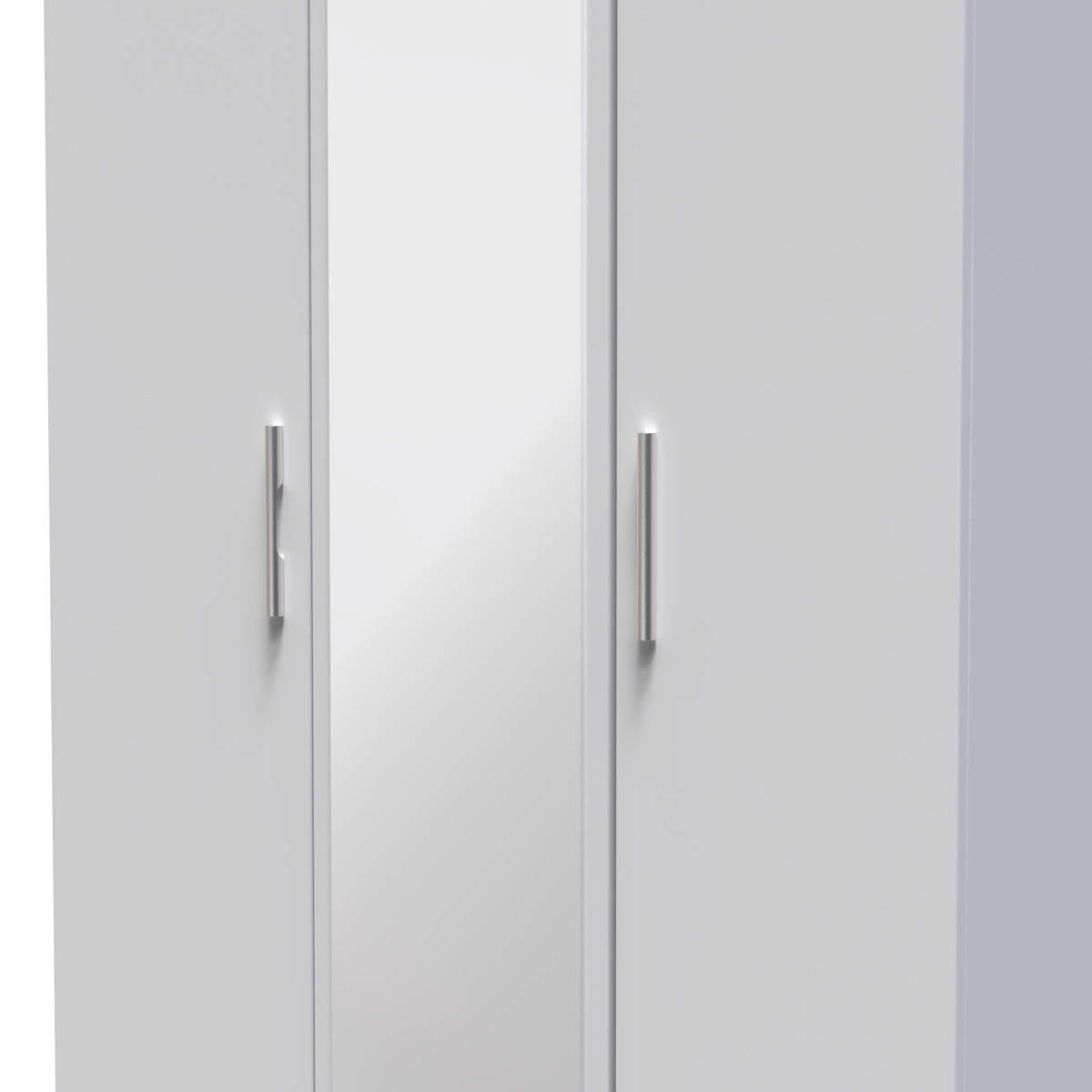 Knightsbridge Tall Triple Mirror + Drawer Wardrobe