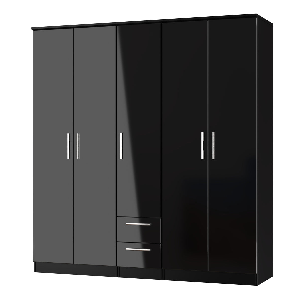 Knightsbridge Tall 5 Door 2 Drawer Wardrobe