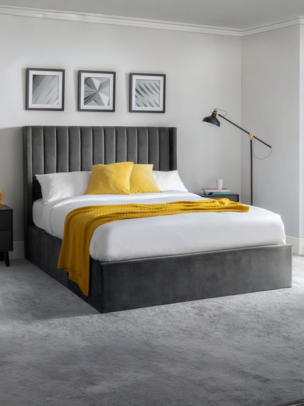 Langham Upholstered Ottoman Storage Bed