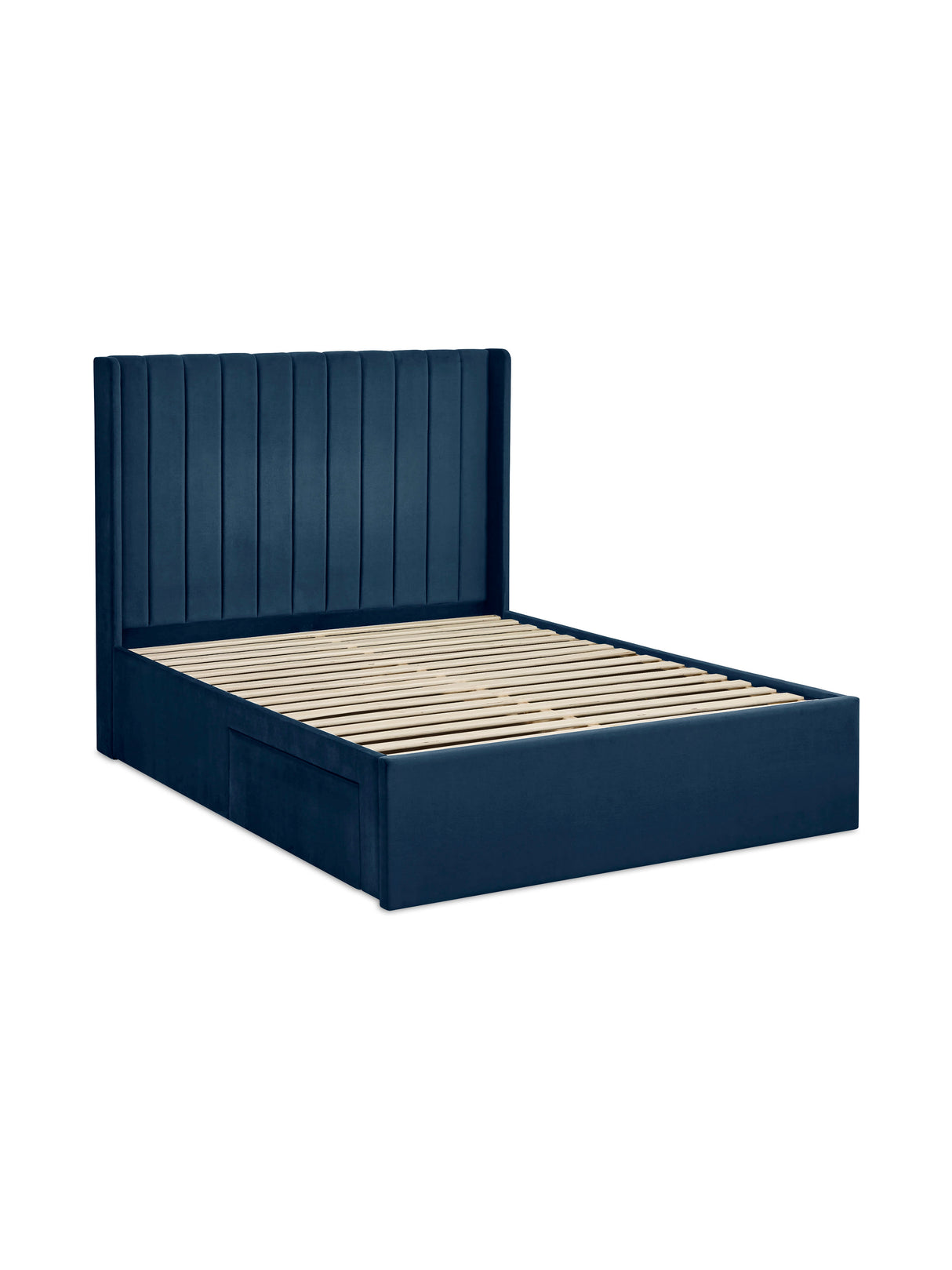 Leila Upholstered Bed with Side Access Storage