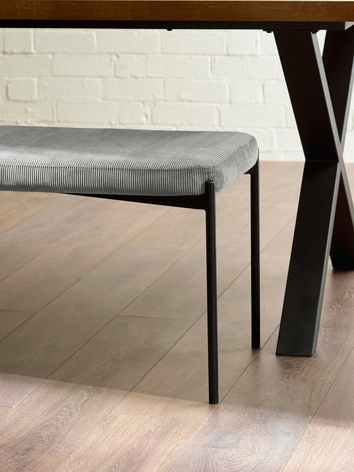 Leonie 2 Seater Upholstered Dining Bench