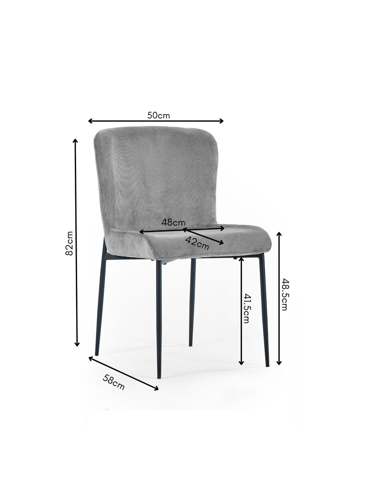 Leonie Upholstered Dining Chair (Set of 2)