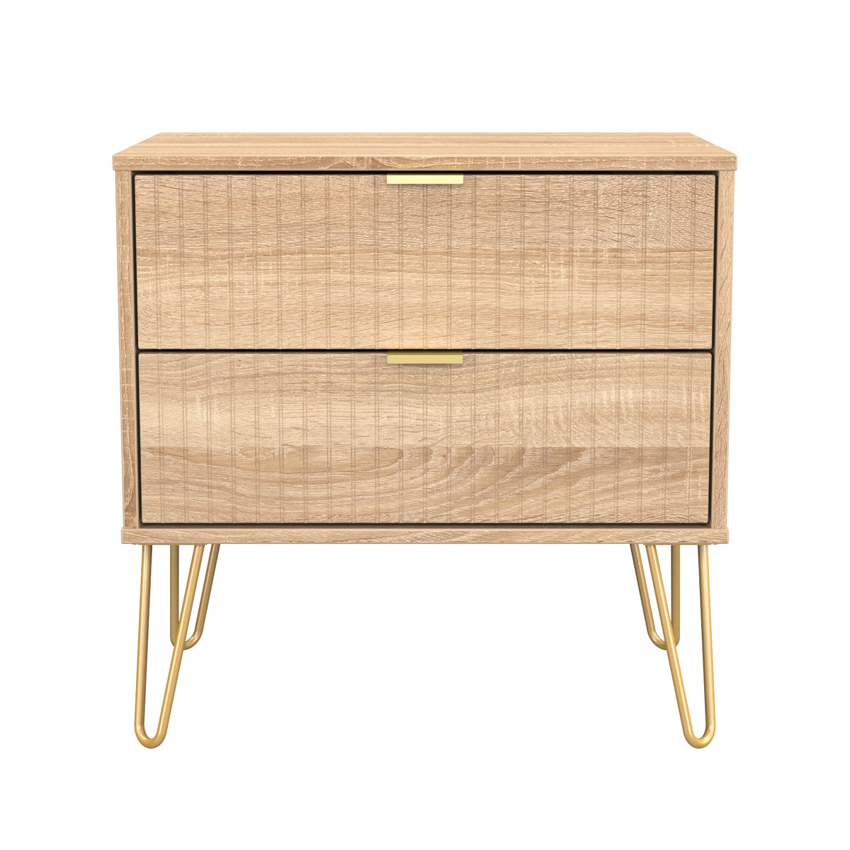 Linear 2 Drawer Midi Chest