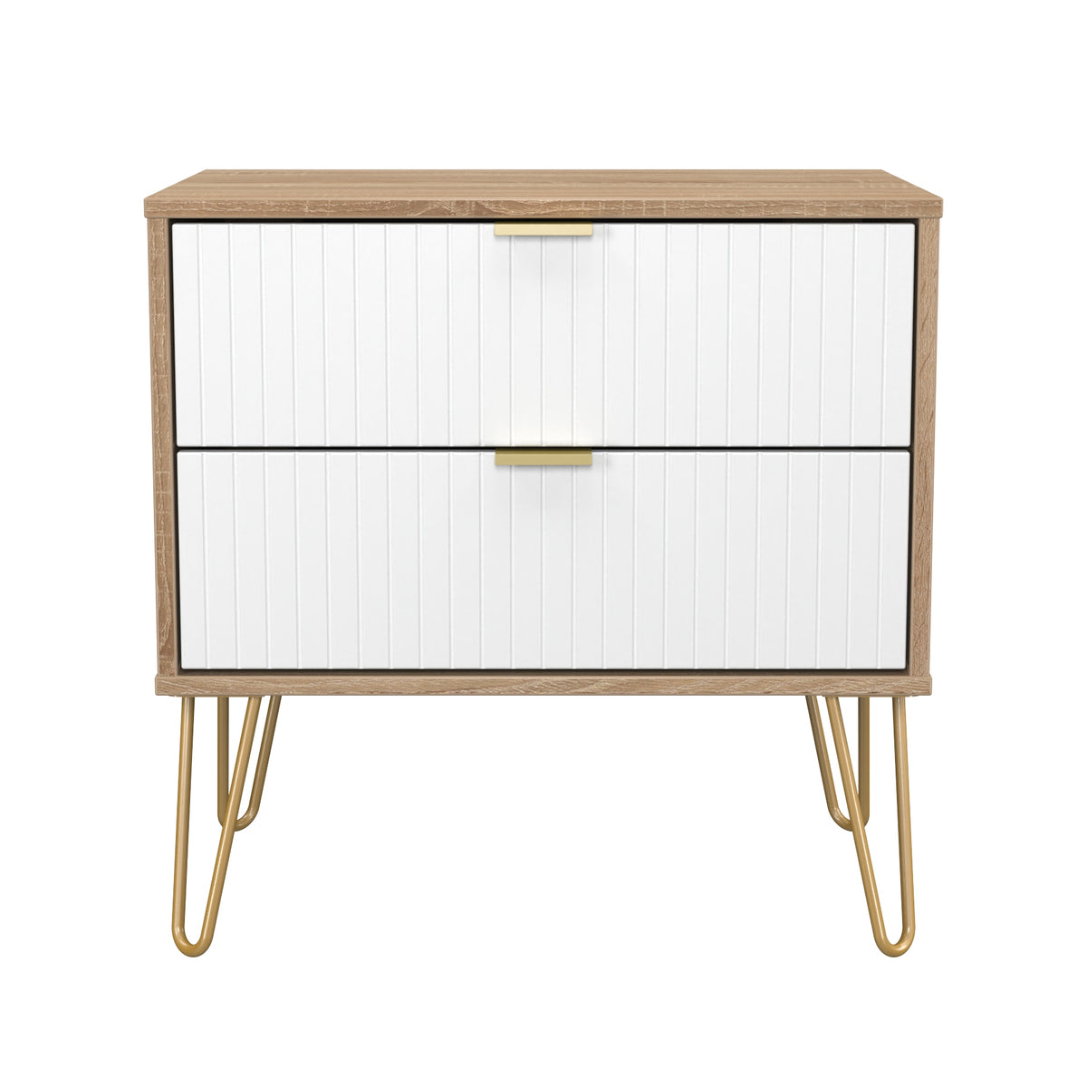 Linear (F) 2 Drawer Midi Chest