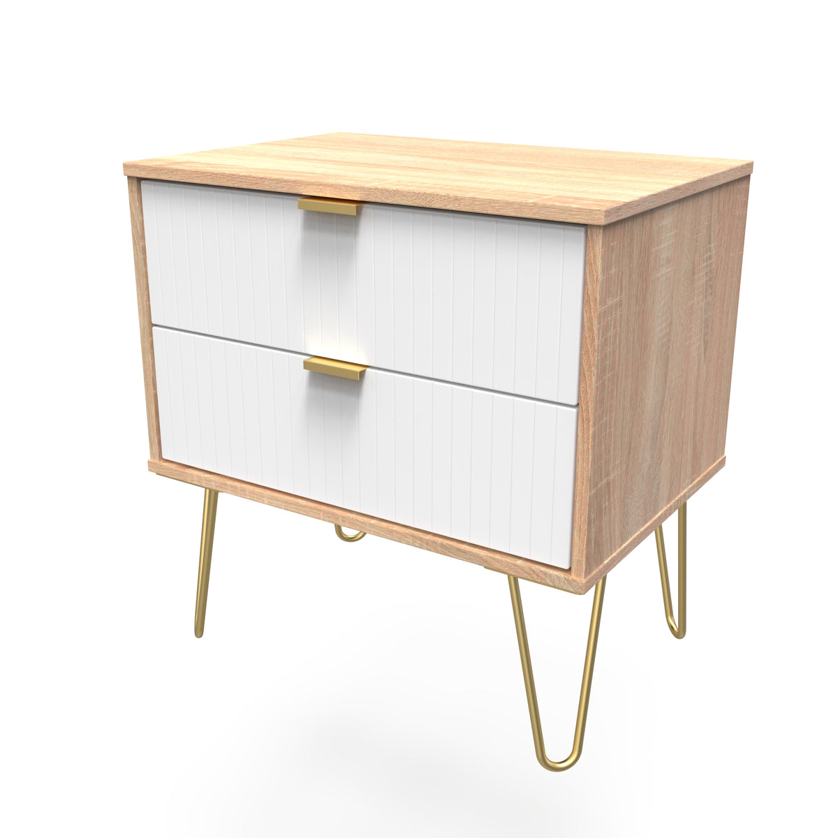 Linear (F) 2 Drawer Midi Chest