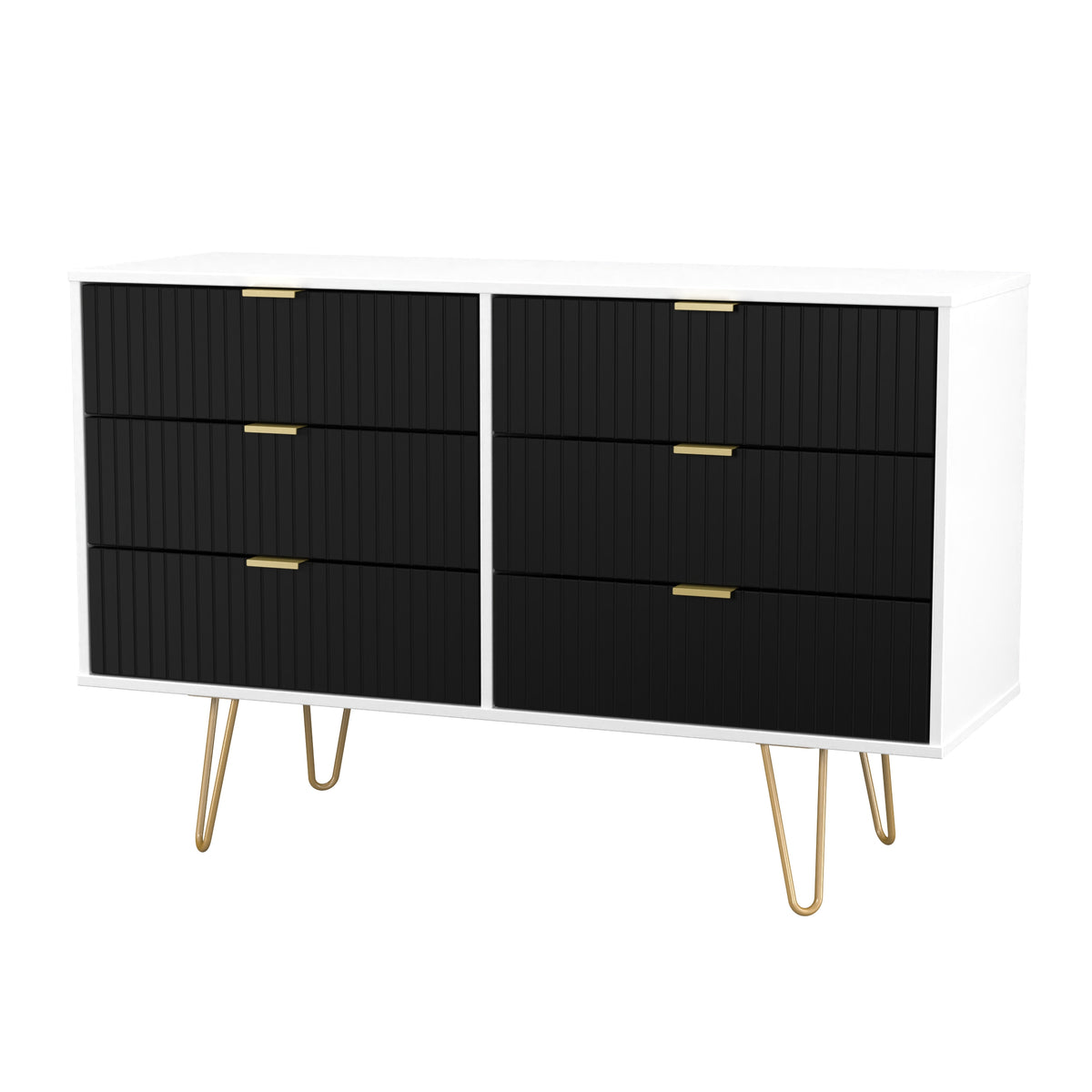 Linear 6 Drawer Midi Chest
