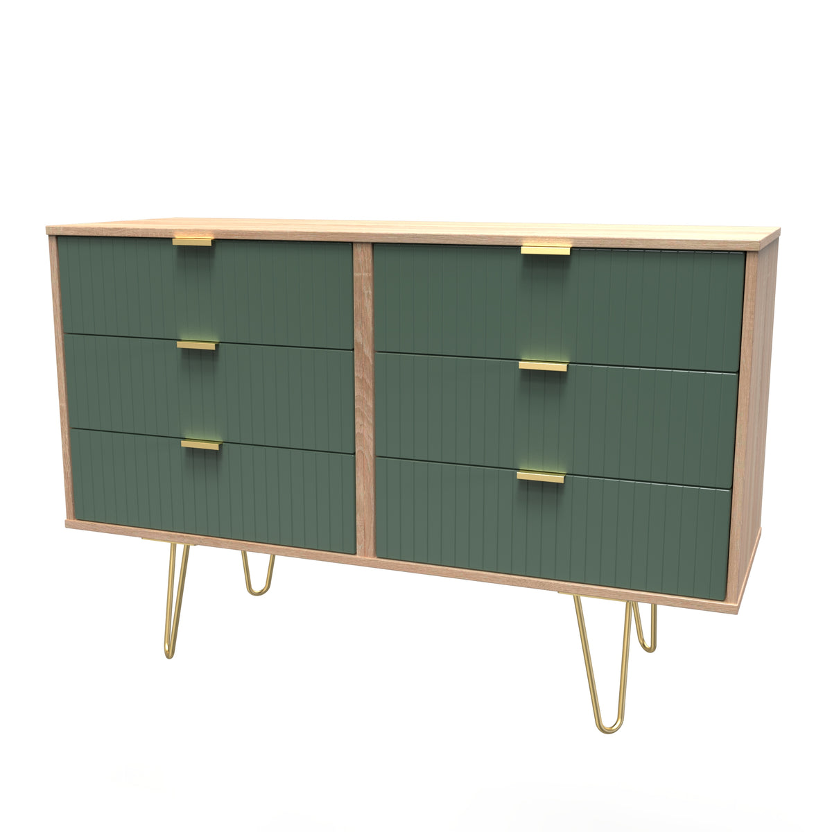 Linear (F) 6 Drawer Midi Chest