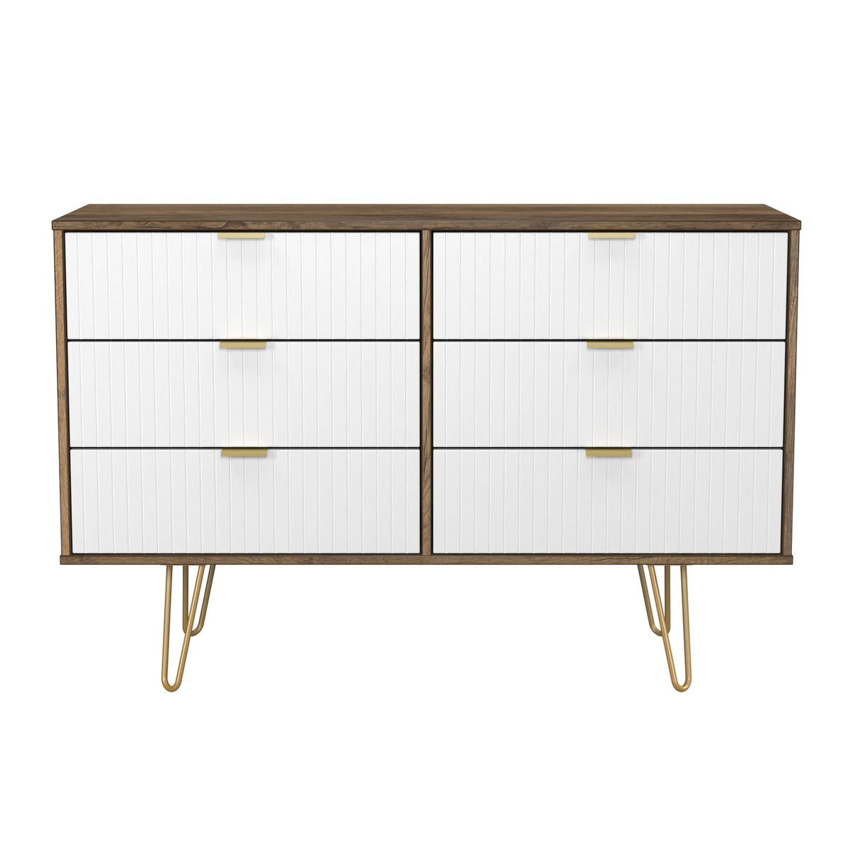 Linear 6 Drawer Midi Chest