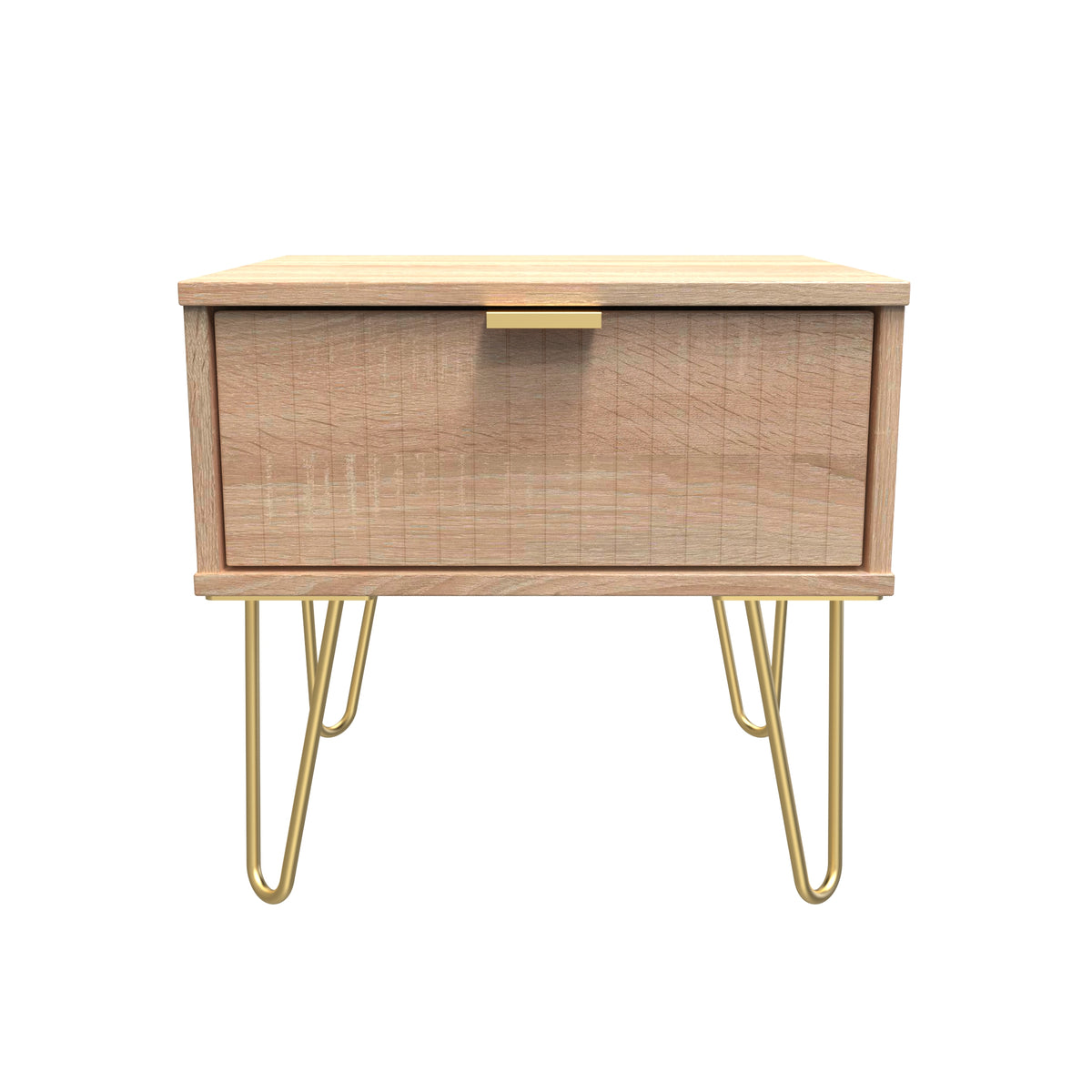 Linear 1 Drawer Bedside Cabinet with Legs