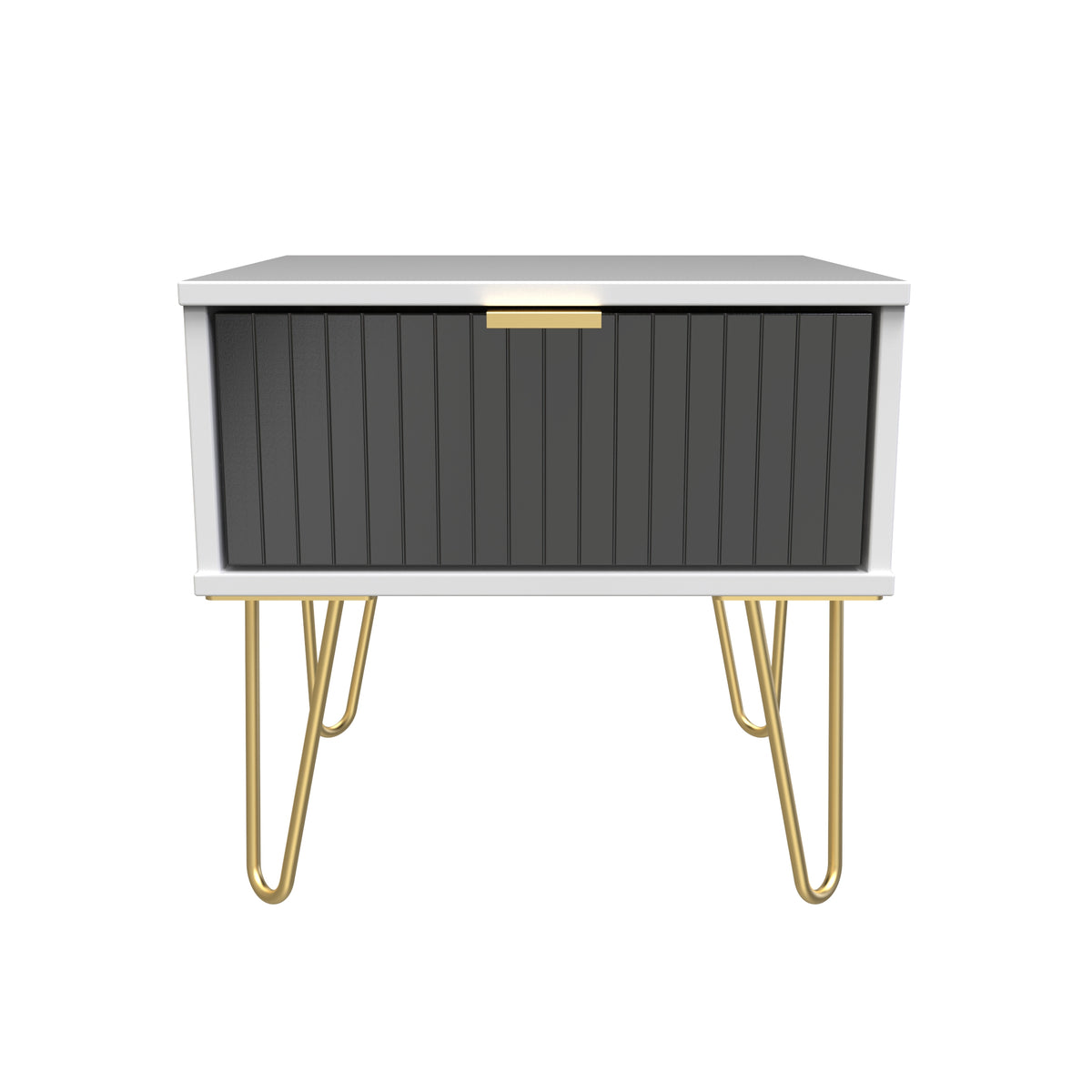Linear 1 Drawer Bedside Cabinet with Legs