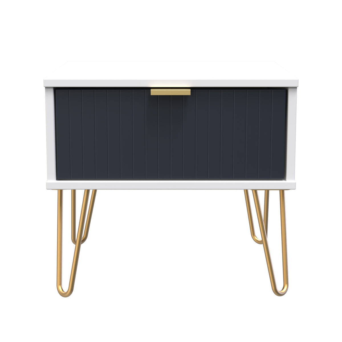 Linear 1 Drawer Bedside Cabinet with Legs