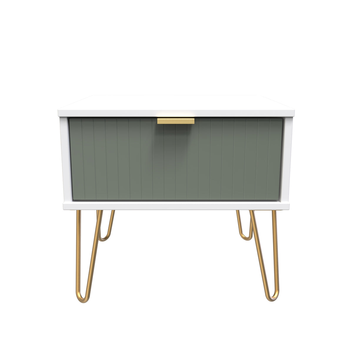 Linear 1 Drawer Bedside Cabinet with Legs
