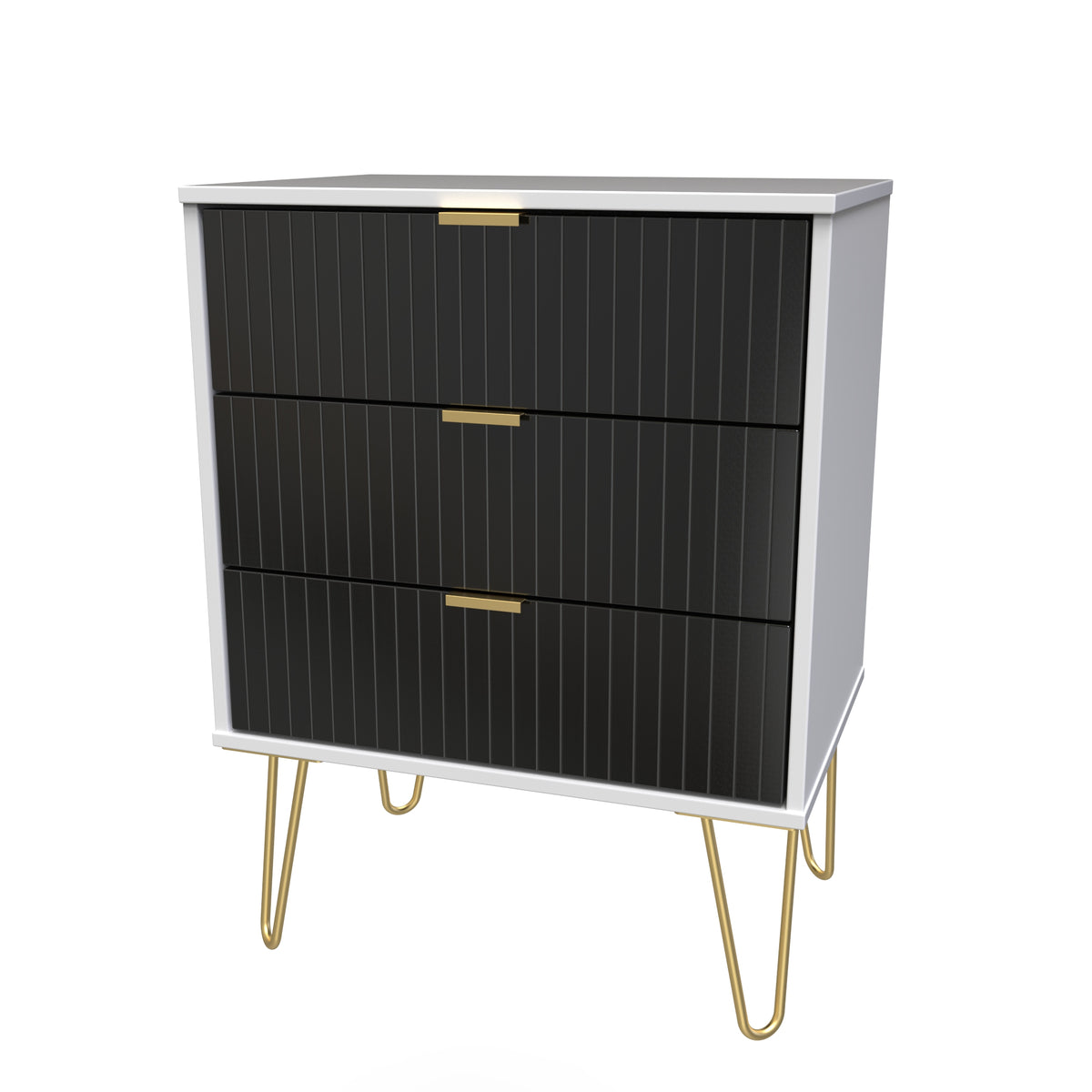 Linear 3 Drawer Midi Chest with Legs