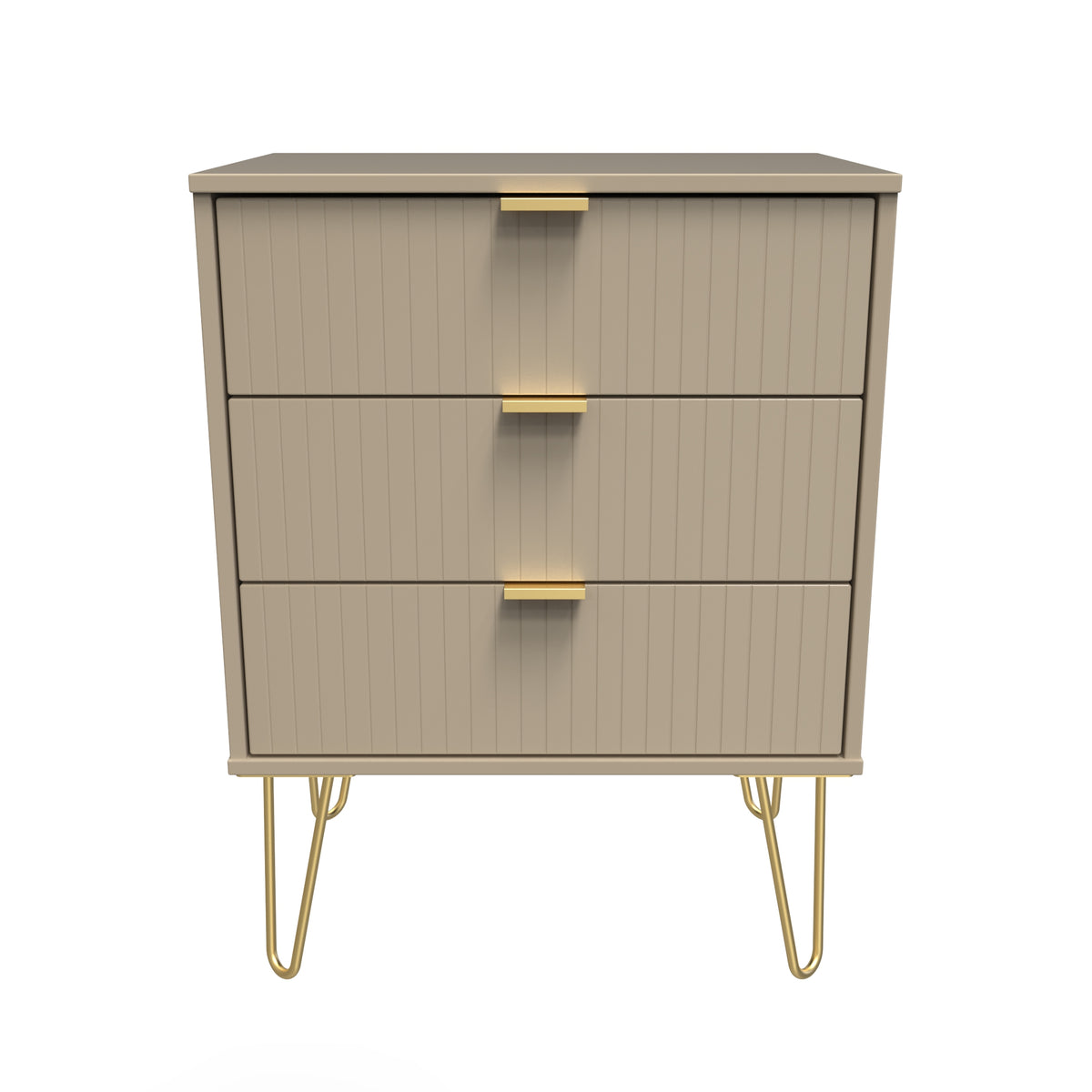 Linear 3 Drawer Midi Chest with Legs