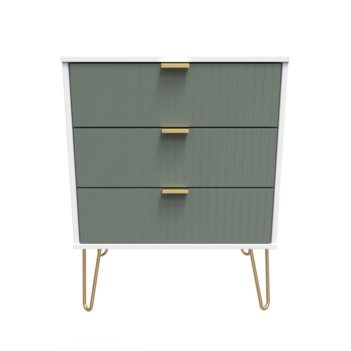 Linear 3 Drawer Midi Chest with Legs