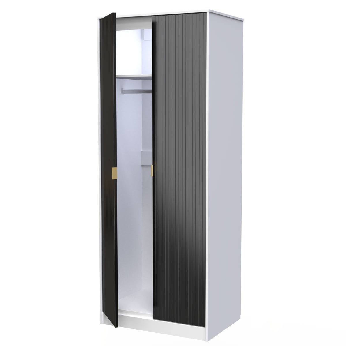 Linear Tall Plain Wardrobe
