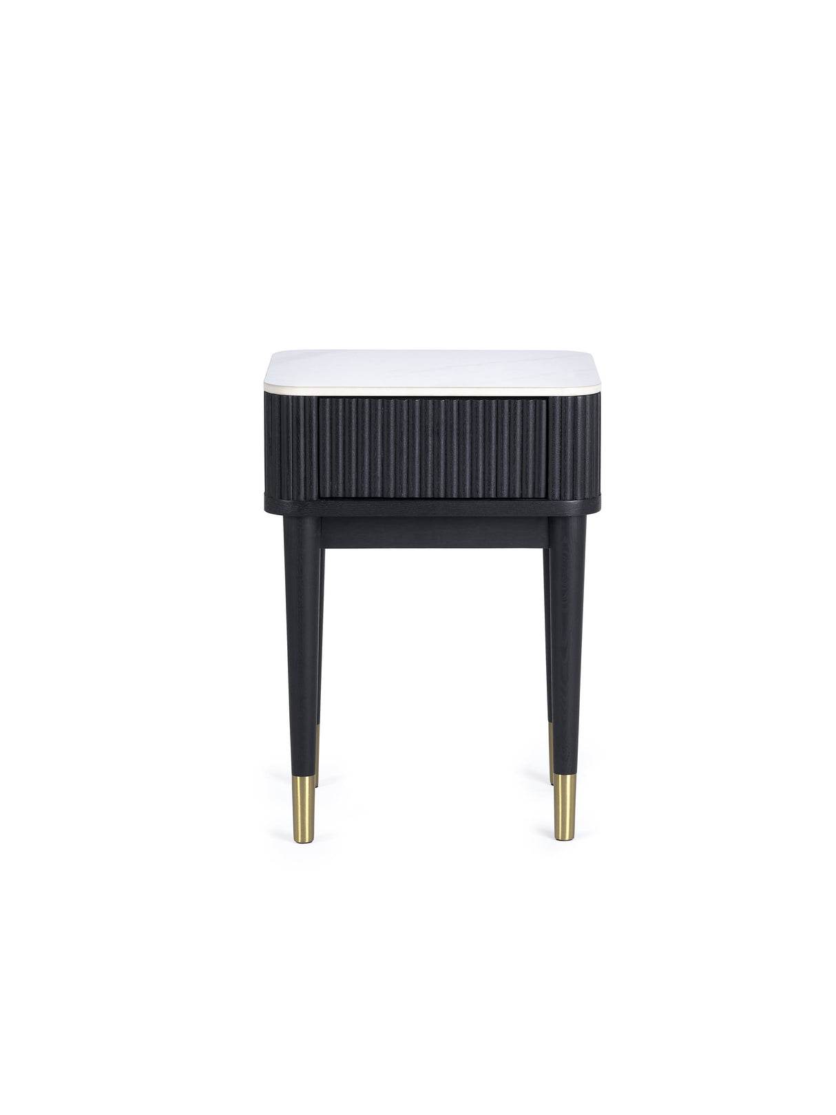 Louis Fluted 1 Drawer Side Table