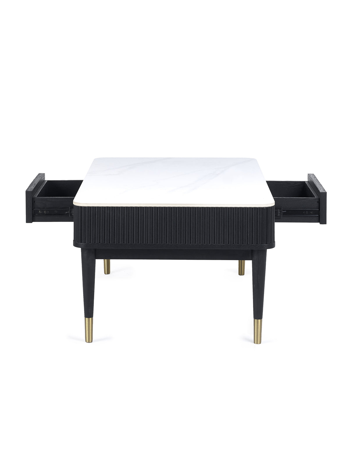 Louis Fluted 2 Drawer Coffee Table