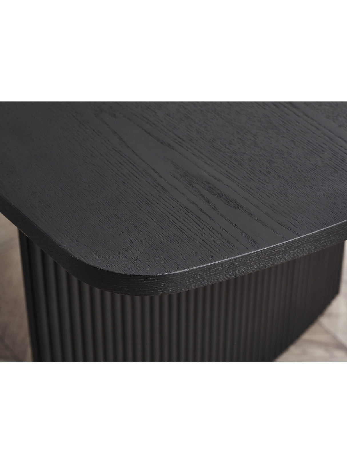 Louis Fluted Rectangular Extending 4-6 Seater Dining Table