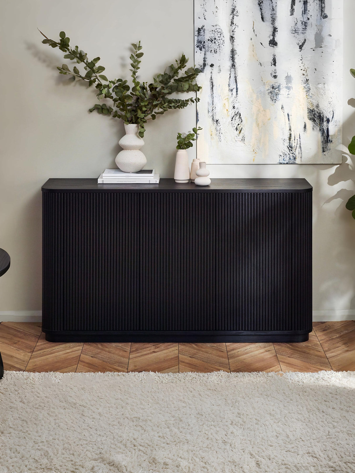 Louis Fluted 3 Door Sideboard