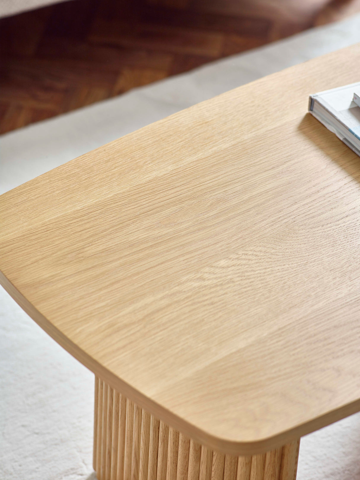 Louis Fluted Compact Coffee Table