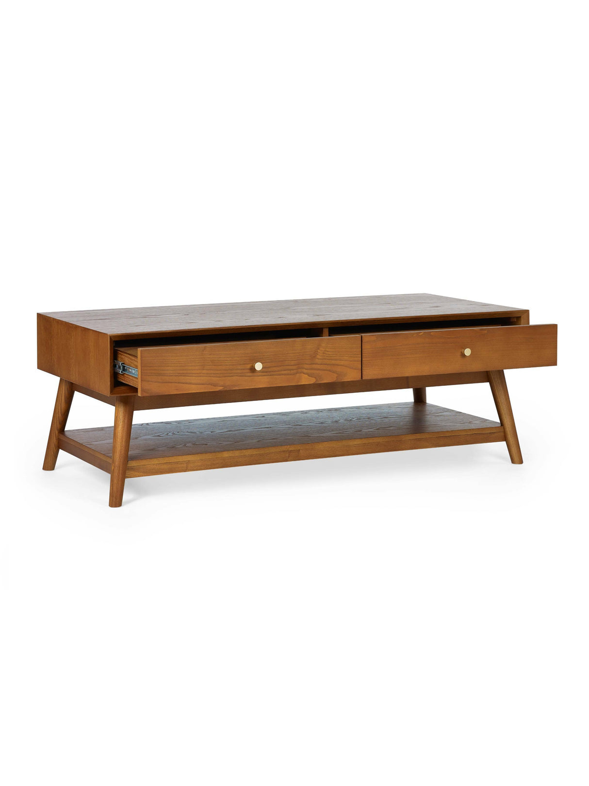 Lowry 2 Drawer Coffee Table with Shelf