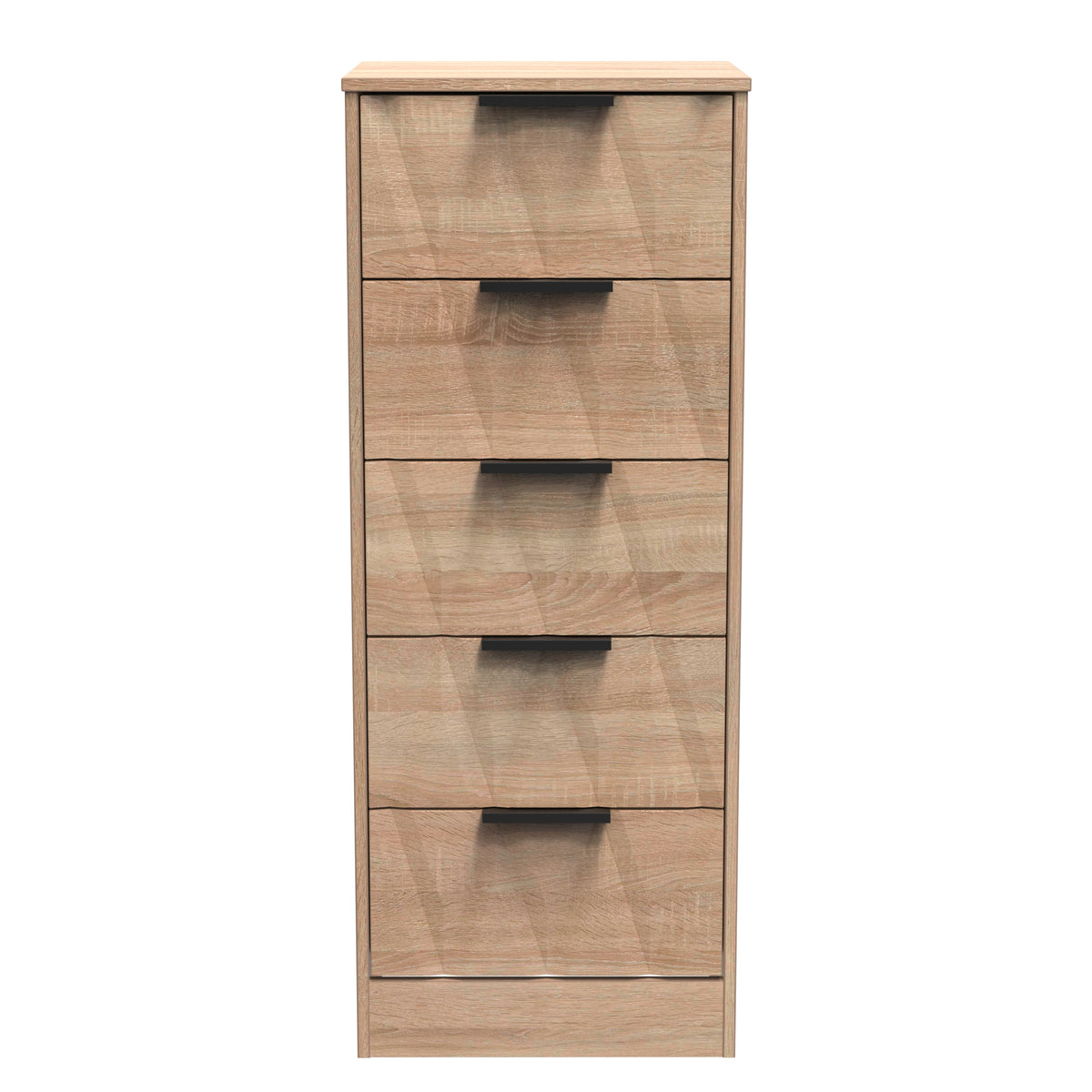 Las Vegas 5 Drawer Bedside Cabinet