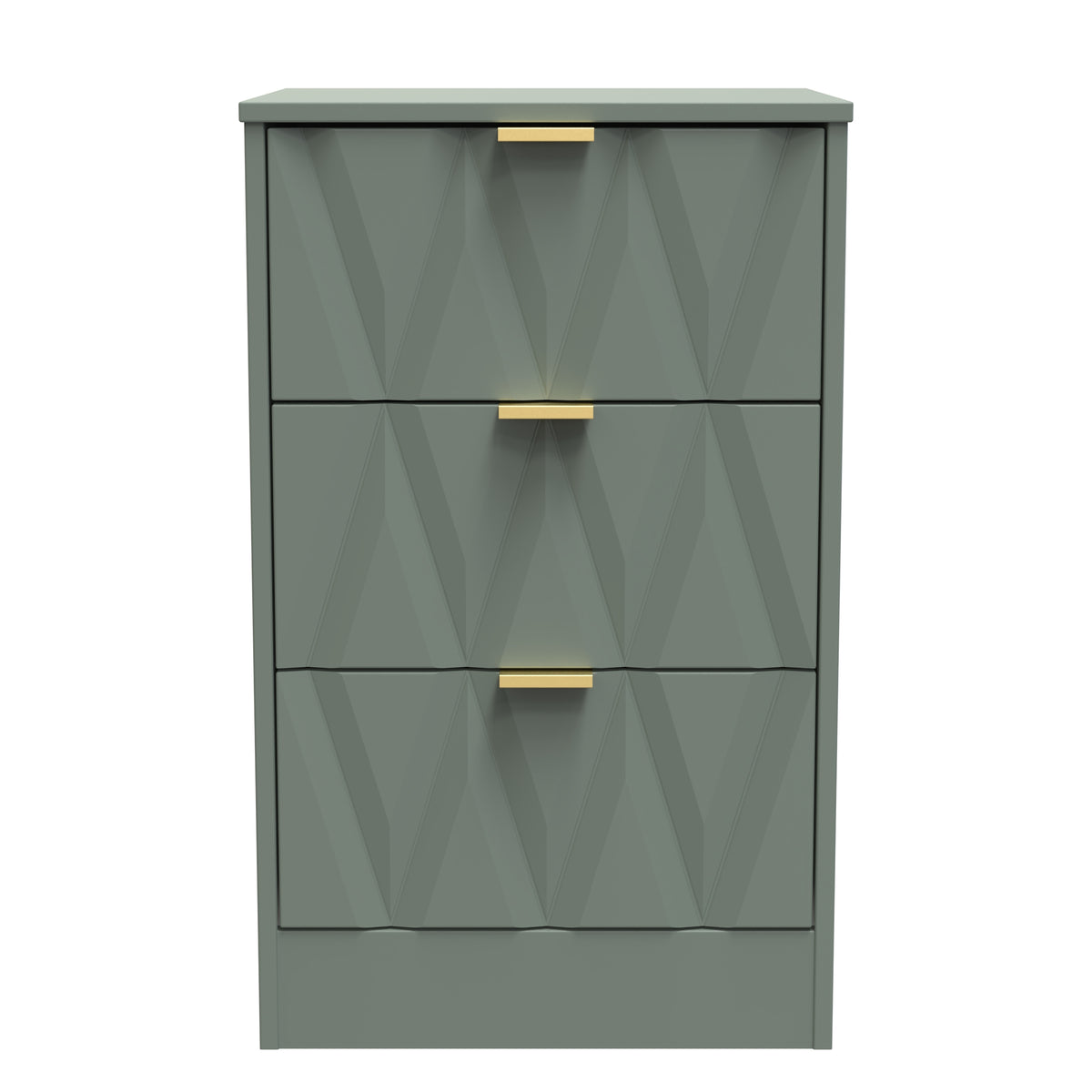 Las Vegas 3 Drawer Bedside Cabinet