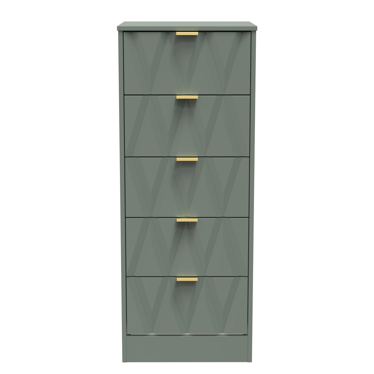 Las Vegas 5 Drawer Bedside Cabinet