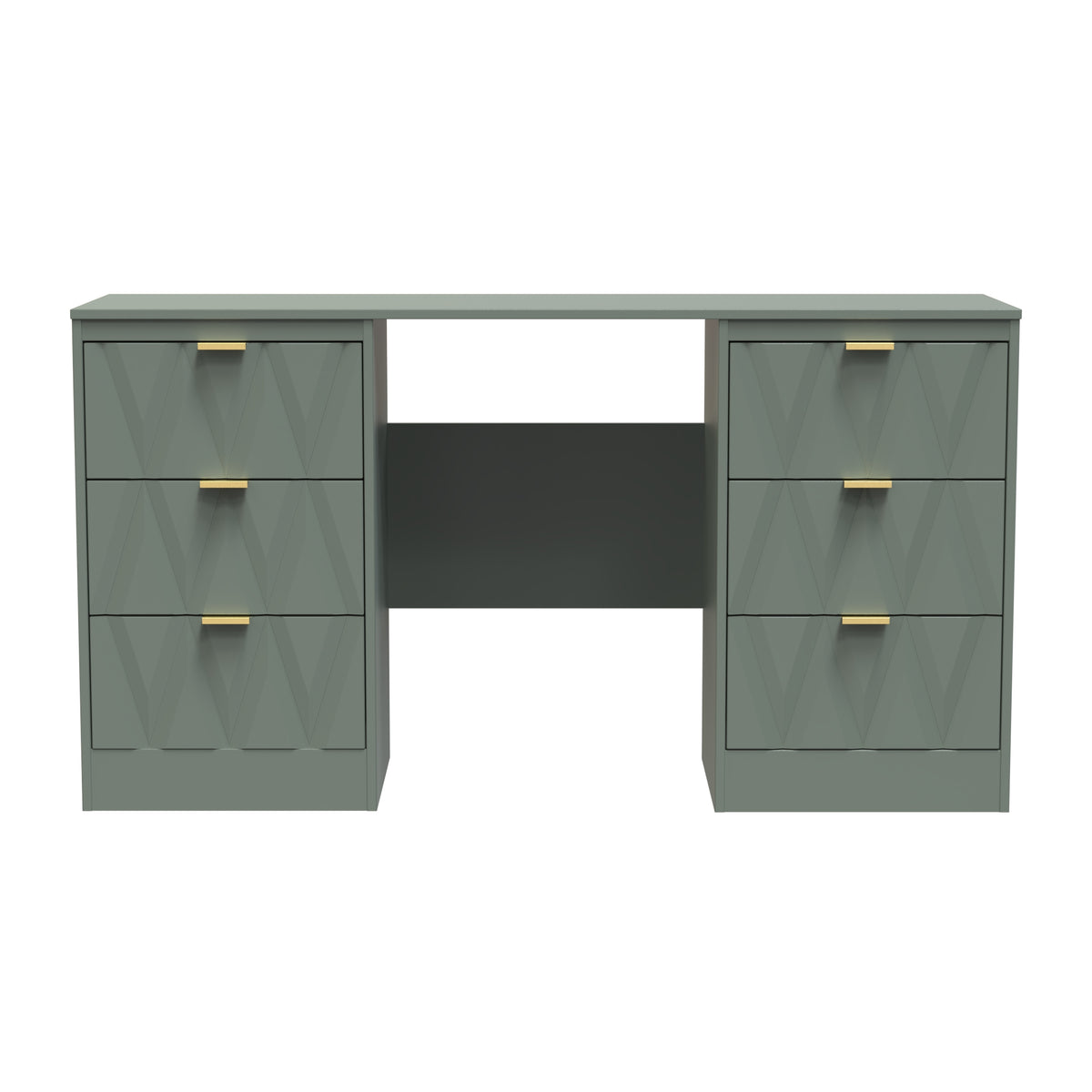 Las Vegas 6 Drawer Kneehole Desk