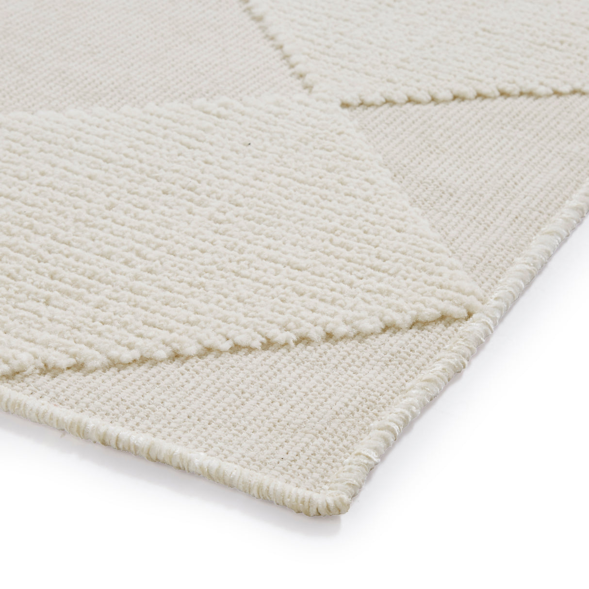 Lyna J0529 Cream Washable Rug