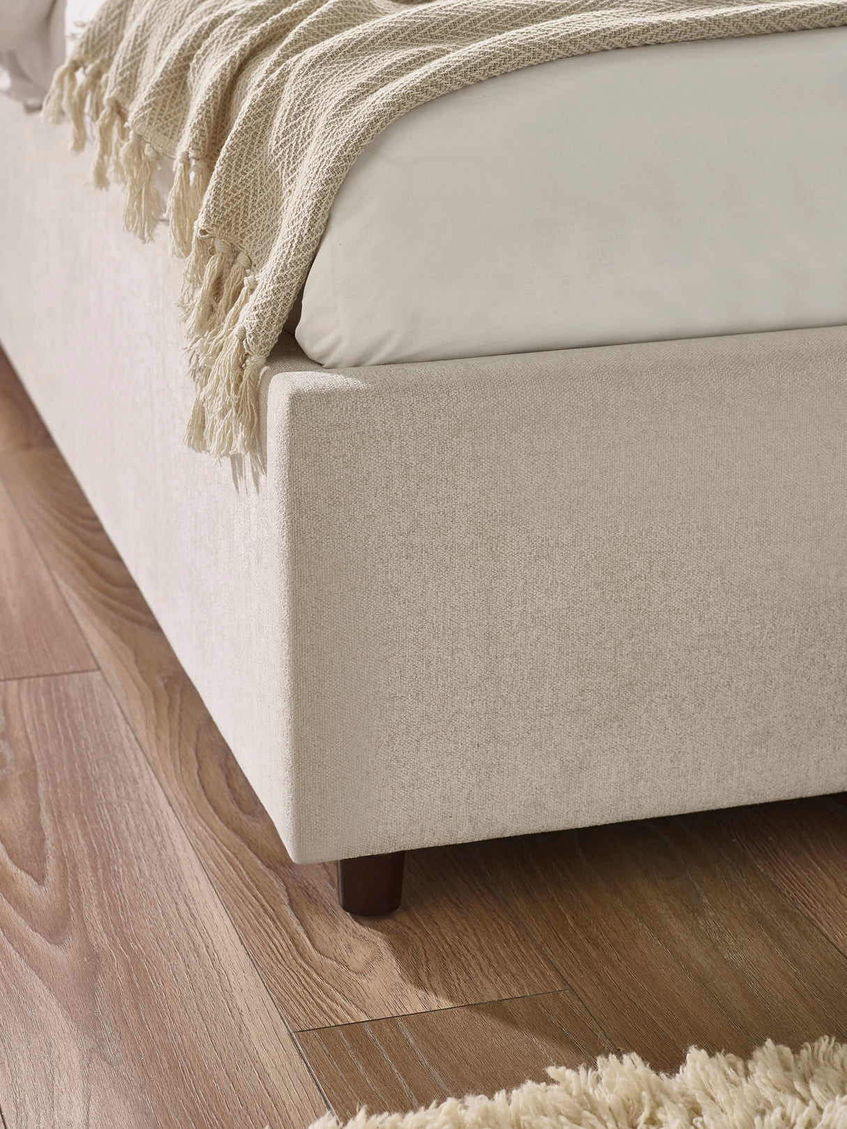 Maddock Upholstered Ottoman Storage Bed with Pillow Headboard
