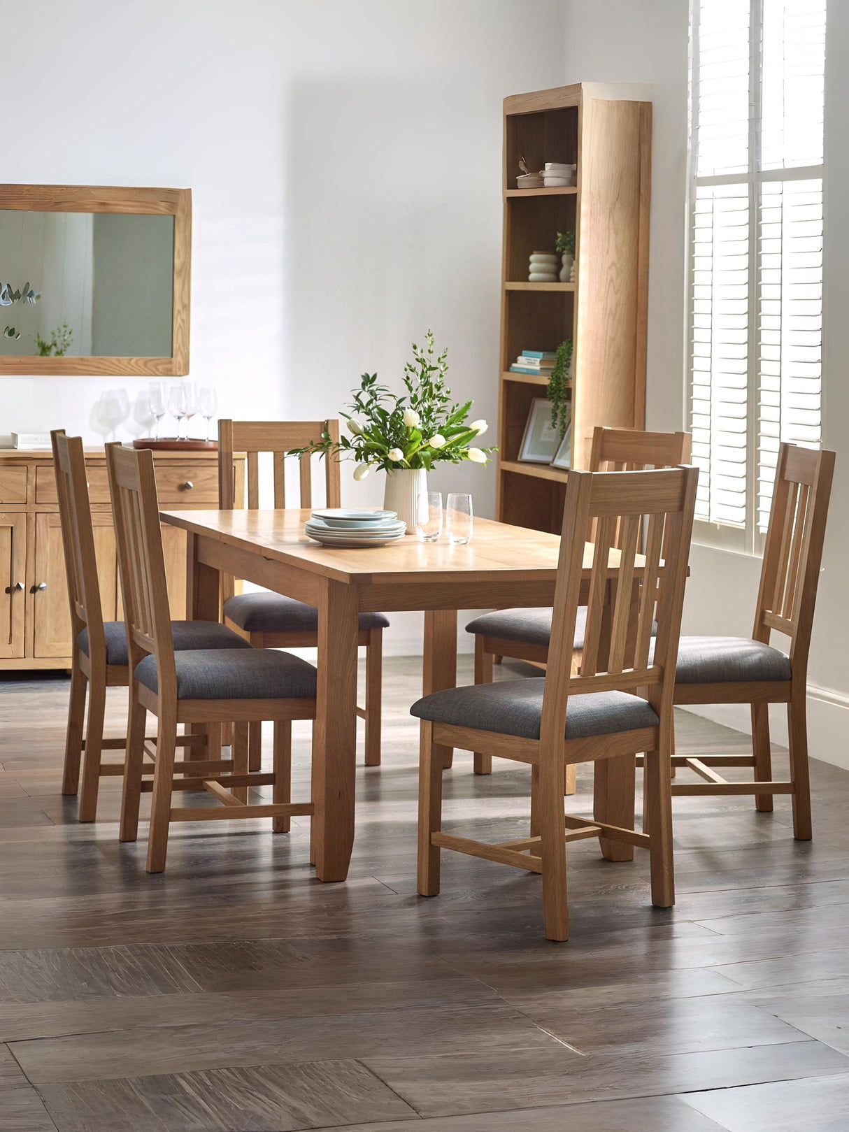 Mallory Rectangular Extending 4-6 Seater Dining Table