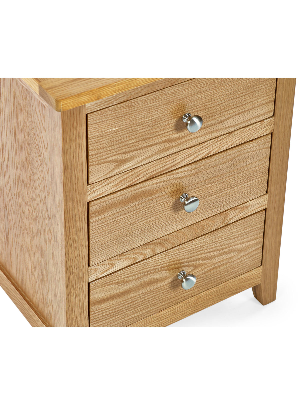 Mallory 3 Drawer Bedside Table