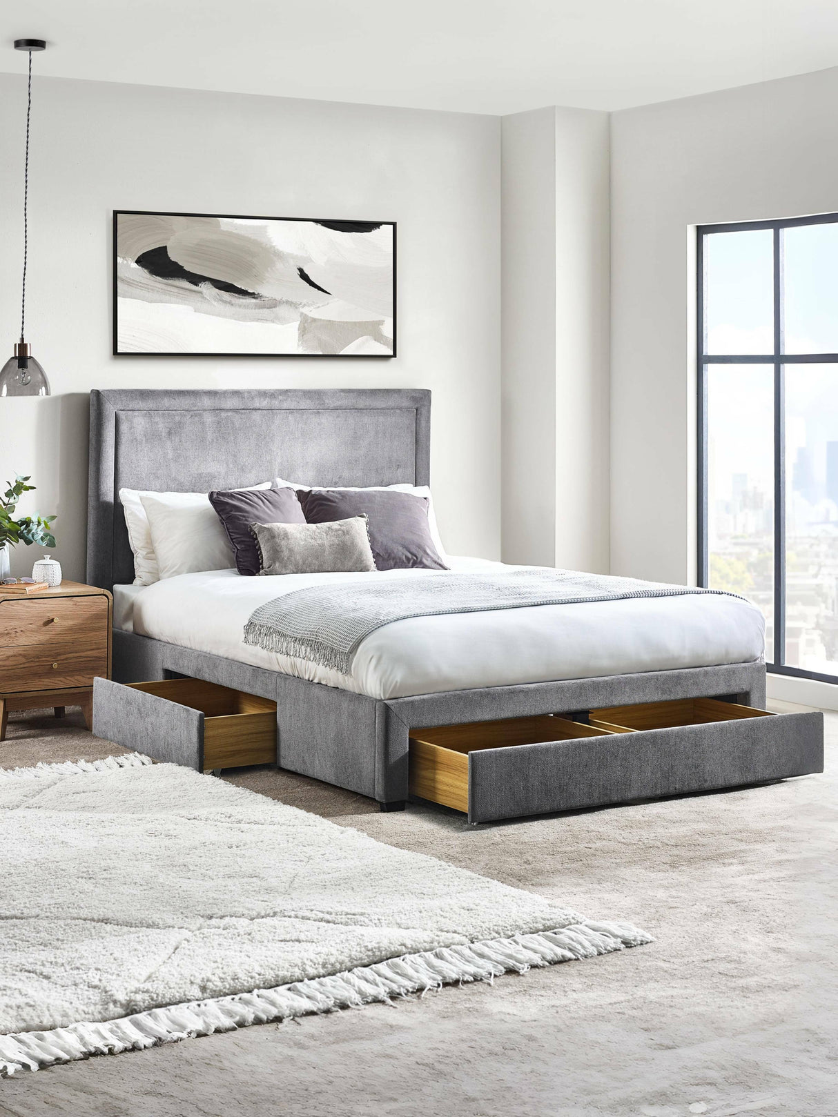 Mayfair Upholstered 4 Drawer Storage Bed