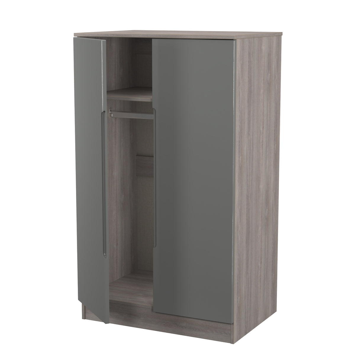 Milan 2ft6in Plain Midi Wardrobe