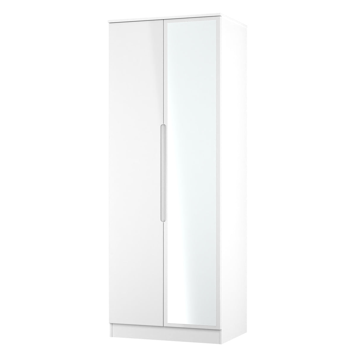 Milan Tall Mirrored Wardrobe
