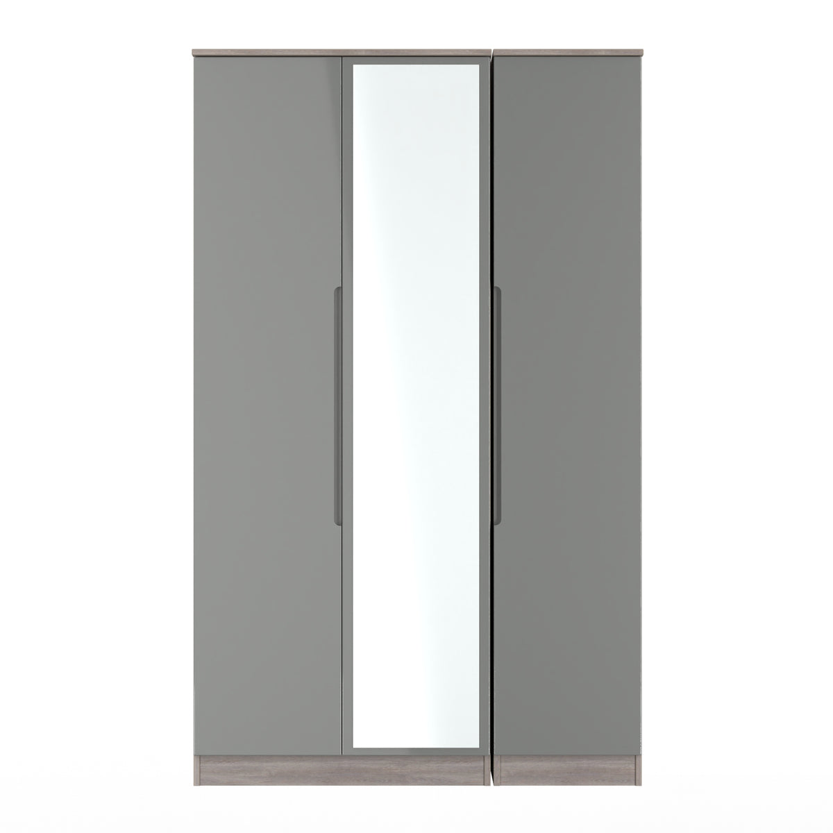 Milan Triple Mirrored Wardrobe