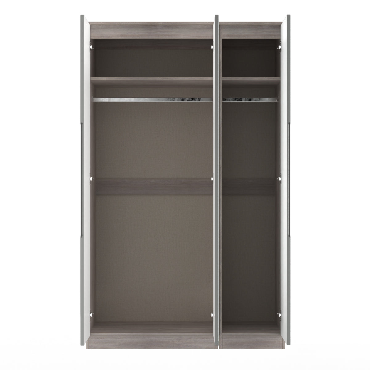 Milan Triple Mirrored Wardrobe