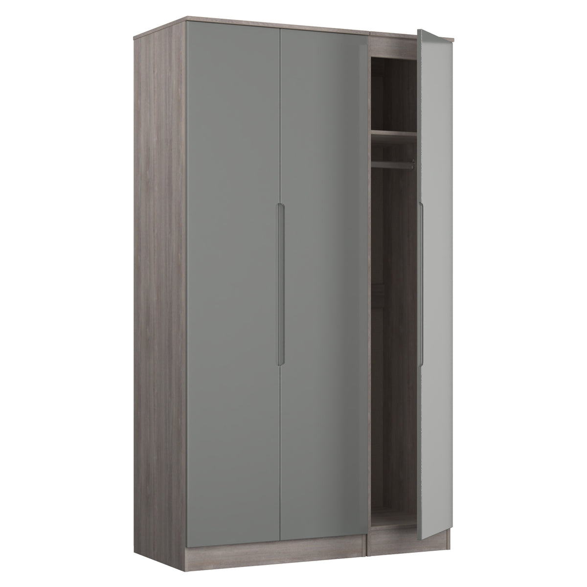 Milan Tall Triple Plain Wardrobe