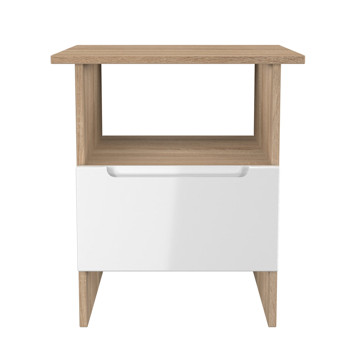 Milan Bottom Drawer Lamp Table