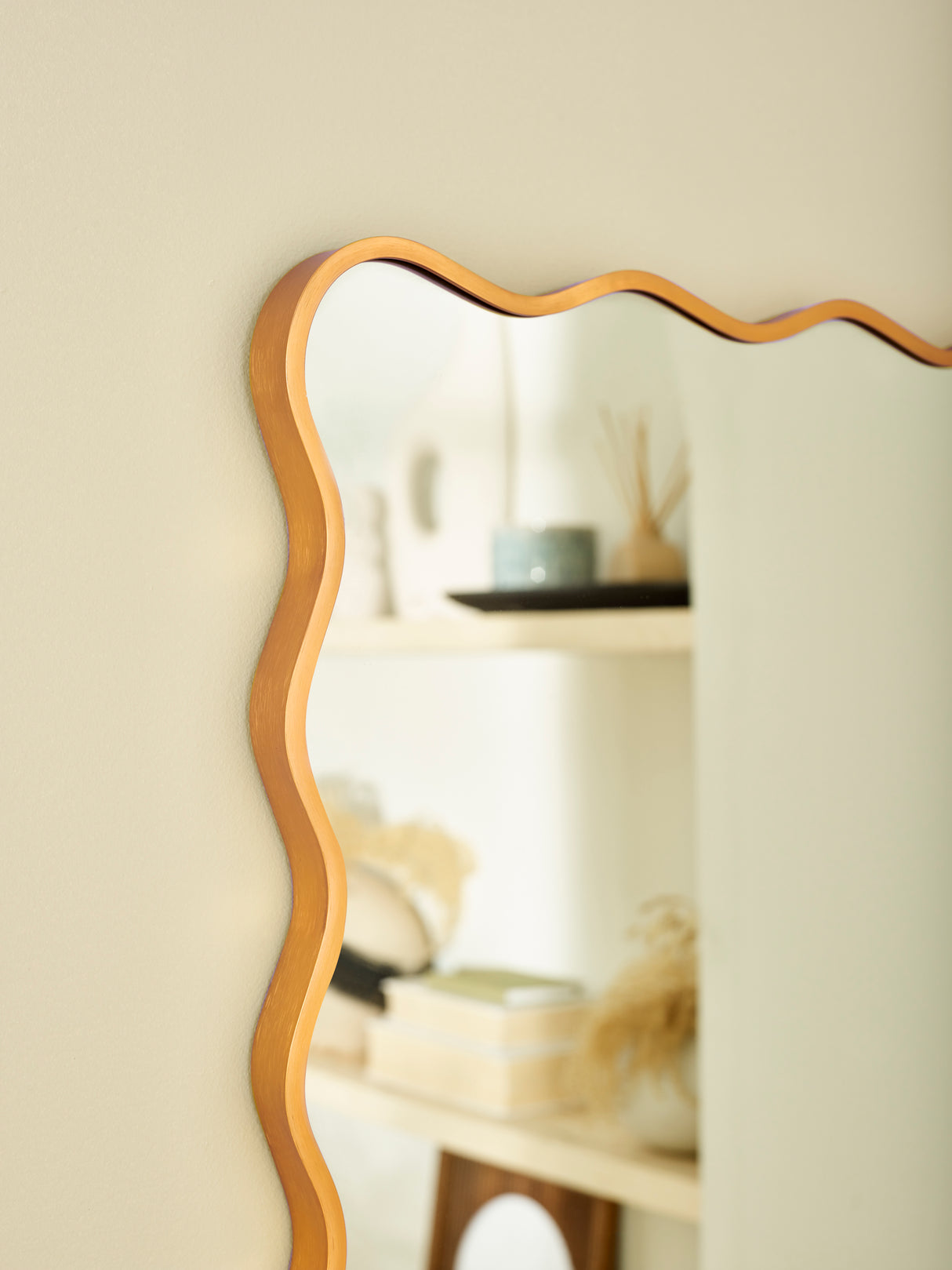 Stevie Wavy Edge Wall Mirror