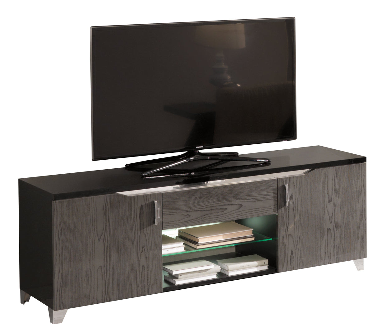 San Martino Metropol Grey 2 Door TV Unit