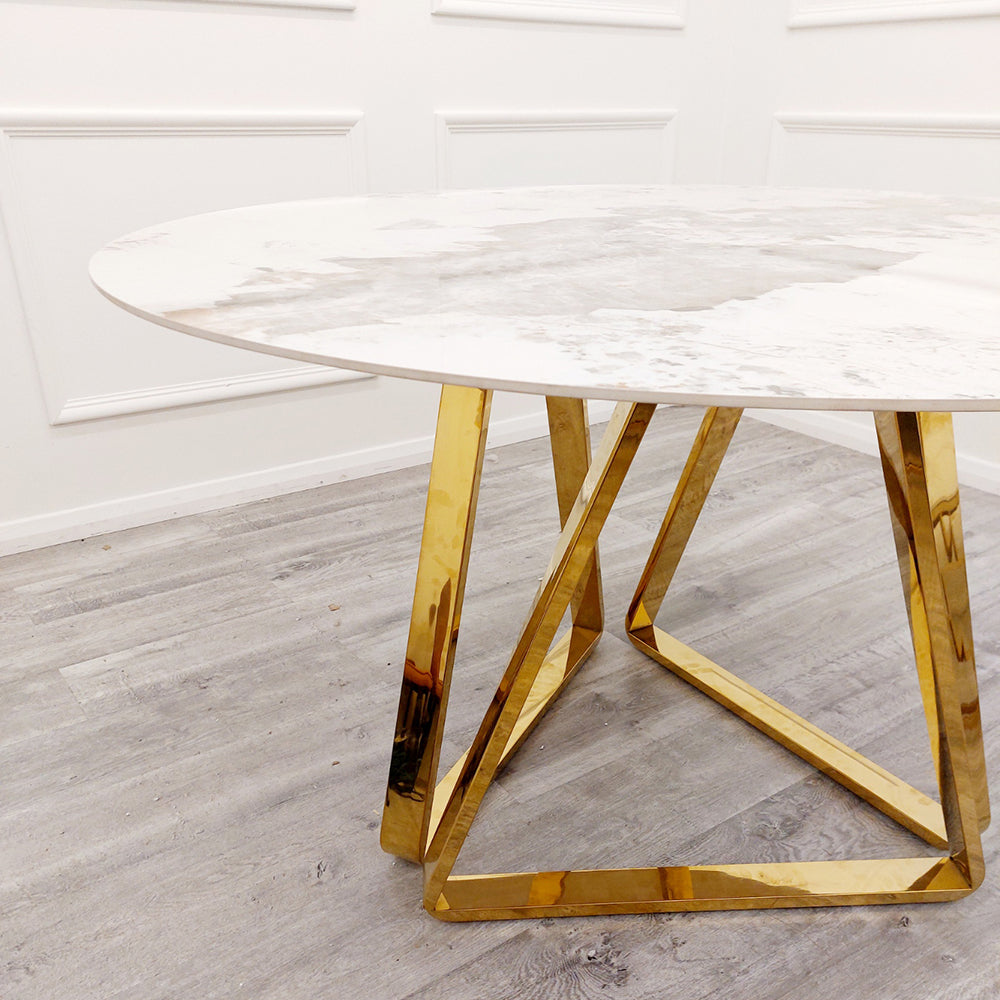 Nero 1.2 Round Dining Table with Sintered Stone Top