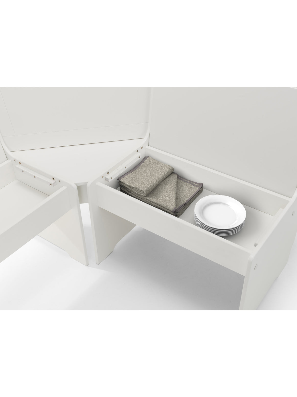 Newport Corner 5 Seater Dining Set with Storage Bench