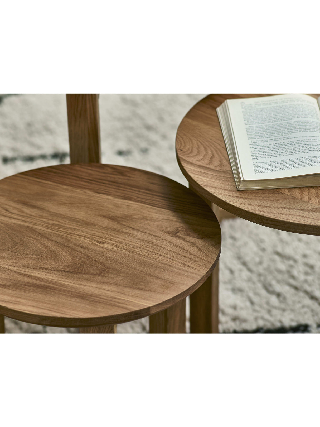 Nidri Round Nest of 3 Side Tables