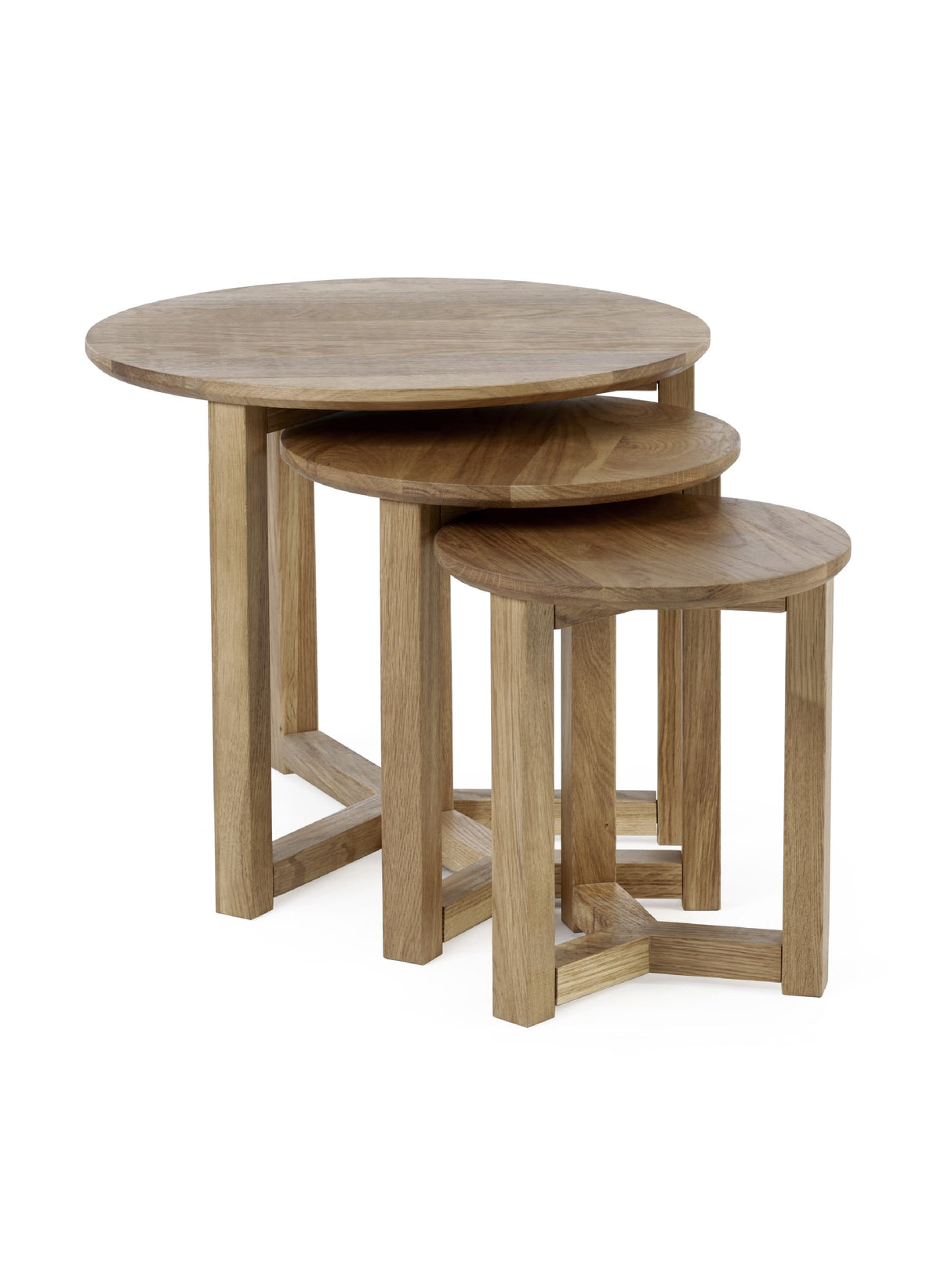 Nidri Round Nest of 3 Side Tables