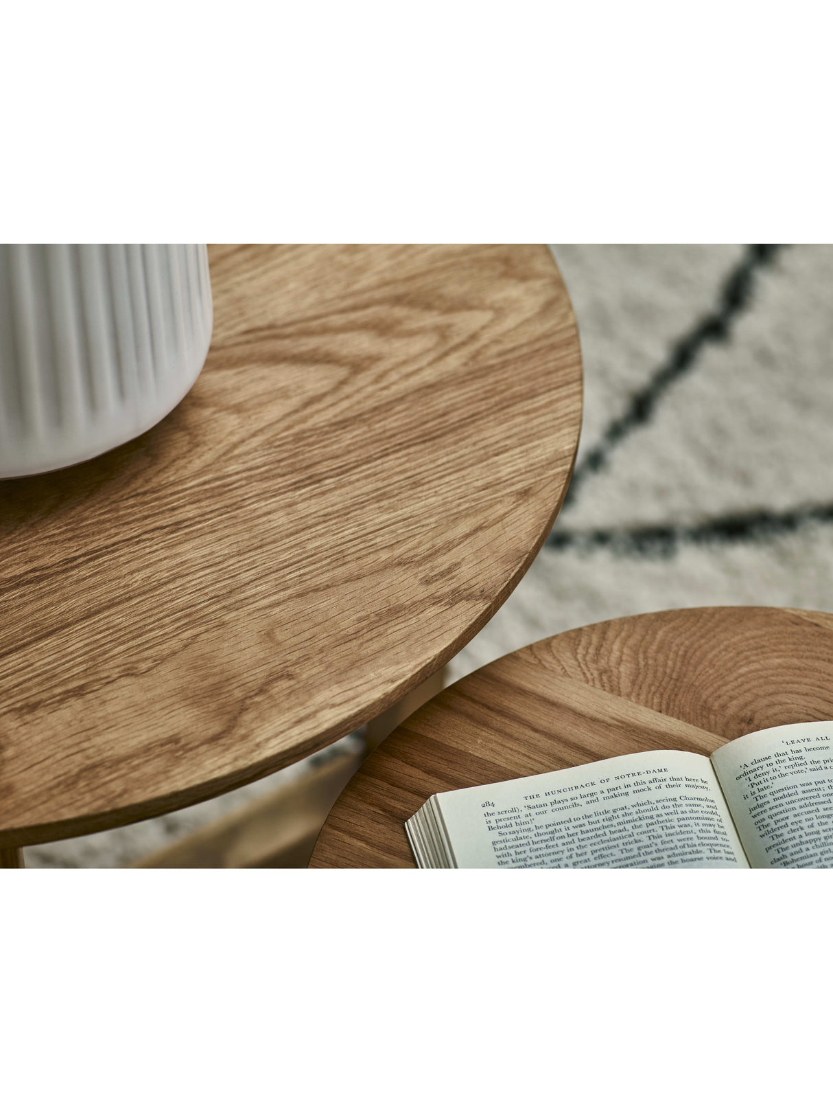 Nidri Round Nest of 3 Side Tables