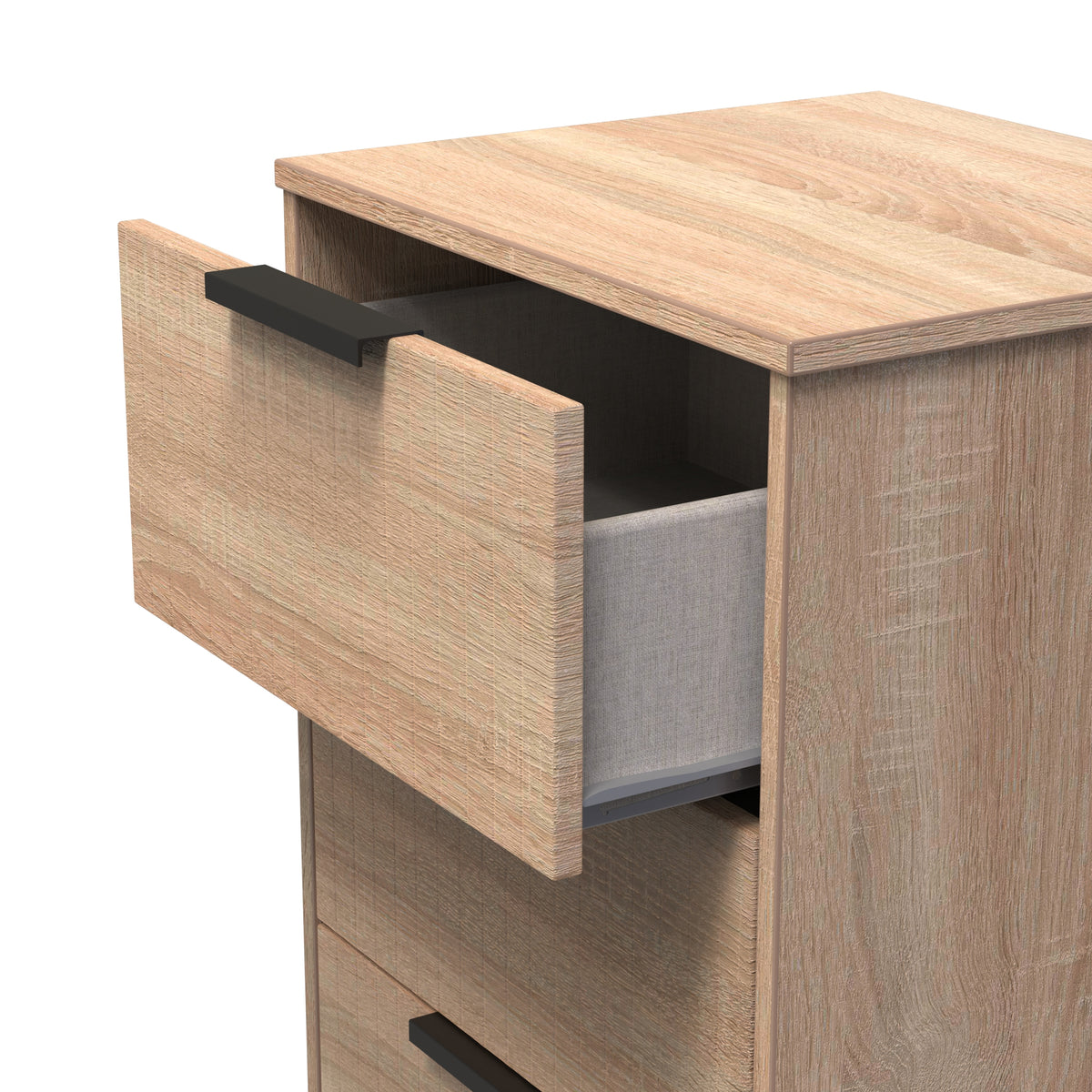 Nashville 5 Drawer Bedside Cabinet